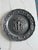 Mid 20th Century Mid-20th Century Large 15" Belgian Pewter Charger Platter With Crowned Fleur-De-Lis For Sale - Image 5 of 5