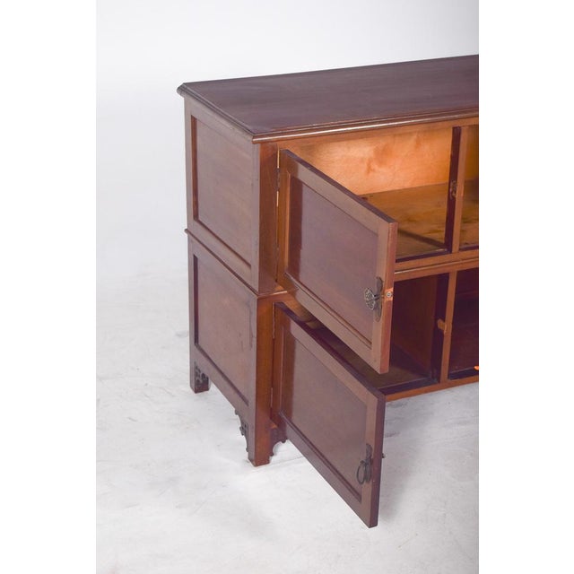 Brown 20th Century Portuguese Cabinet in Wood, 1940s For Sale - Image 8 of 11