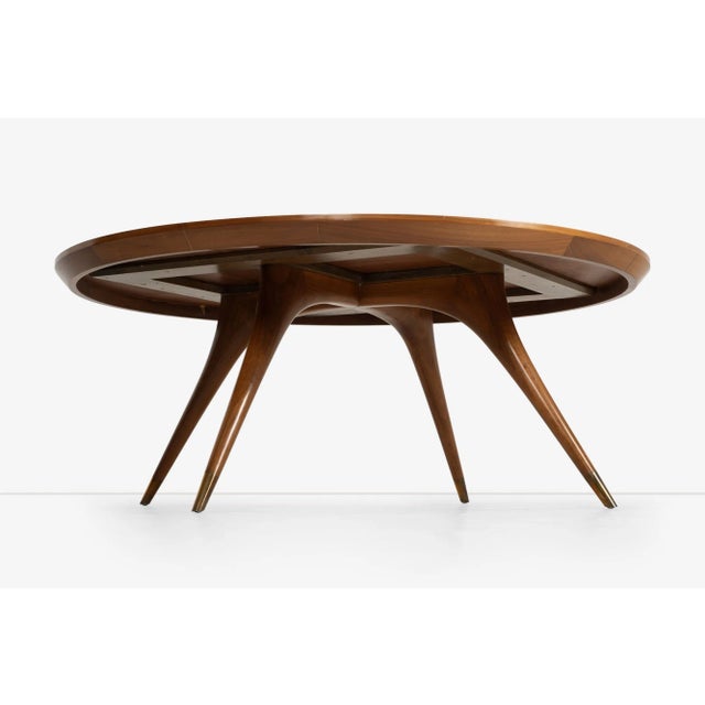 Round Vladimir Kagan Dining Table, 1950s For Sale In Chicago - Image 6 of 12