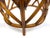 1960s McGuire Style Rattan Side Table Base With Geometric Lattice Frame For Sale - Image 9 of 10