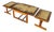 Mid-Century Danish Nesting Tables in Teak with Ceramic Tile Tops, 1960s, Set of 3 For Sale