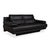 Modern Two-Seater Leather 6500 Sofa in Black with Manual Function from Rolf Benz For Sale - Image 3 of 16