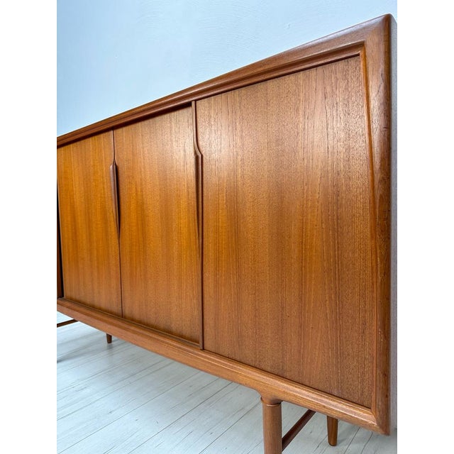 Mid-Century Danish Teak Highboard by Axel Christensen for Aco Møbler, 1960s For Sale - Image 11 of 14