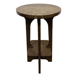 Arts & Crafts Mission Style Side Table For Sale
