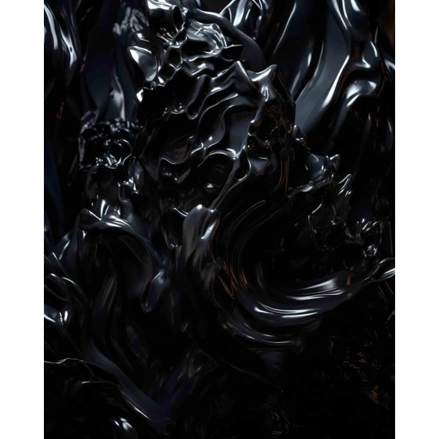 Black Luminescence embodies the luminescent allure of silver, casting a radiant spell on the canvas. Each contour and...
