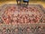 Vintage Persian Mahal Sultanabad Rug, Hand-Knotted Wool, Geometric Pattern, 9x13, Rust-Red & Navy For Sale In Chicago - Image 6 of 17