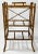 Brown Antique Scorched Bamboo Magazine Rack For Sale - Image 8 of 11