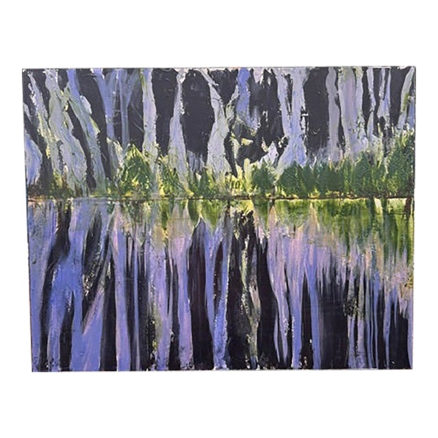 Reflections on Water by Kathleen Varadi, Contemporary Abstract Painting For Sale