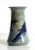 Vintage Mid Century Modern Studio Art Pottery Blue Vase For Sale - Image 4 of 11