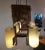 Beautiful chandelier from the 50's, teak structure, resin lampshade for a warm diffusion of light. European Plug (up to...