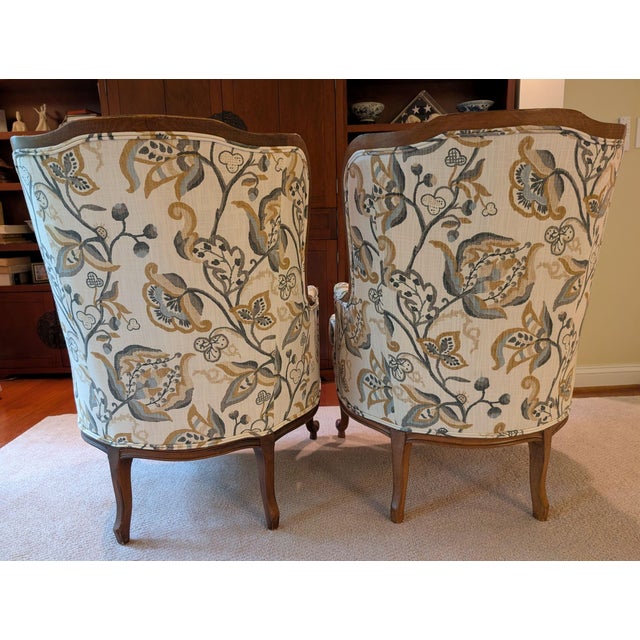 1990s Ethan Allen "Camille" Chair, 2 Available For Sale - Image 12 of 12