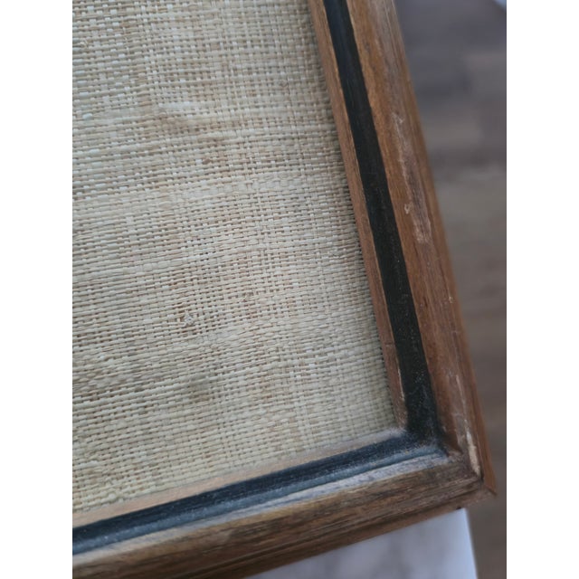 Mid 20th Century Signed Vintage Coastal Landscape Seascape Watercolor Painting With Beached Rowboat For Sale - Image 12 of 14