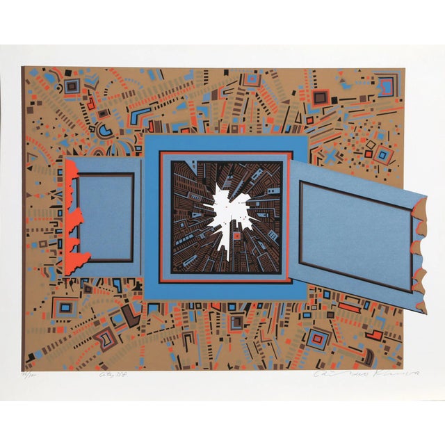 Risaburo Kimura, City 358, Serigraph For Sale