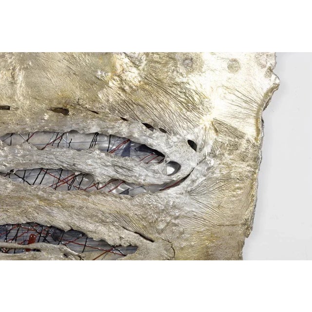 Brutalist Wall Sculpture, 1970s, in Flawless conditions. Designed 1970 to 1979