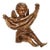 Antique Carved Wooden Cherub From Puy-En-Velay France, 18th Century For Sale