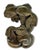 Rare & Hard to Find All Original Vintage 1930s Hubley MFG Co. #464 Fan Tail Fish Cast Iron Doorstop For Sale - Image 10 of 18
