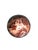 Pink/Red Marble Sphere Brass on Dragon Stand For Sale - Image 9 of 11