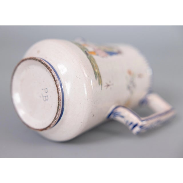 19th Century French Malicorne Faience Tea Pot For Sale - Image 9 of 10