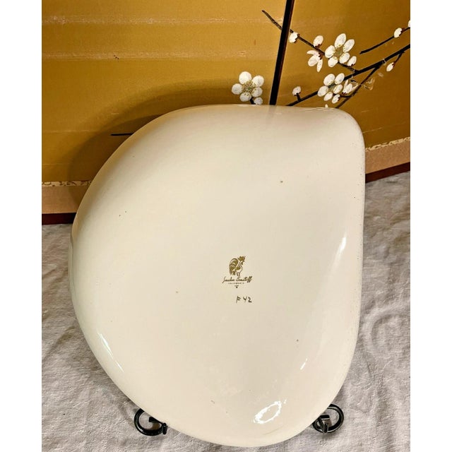 Mid-Century Modern MCM MINT 1950's Sasha Brastoff Platter Rooftops Grey Series 10" X 11" For Sale - Image 3 of 3