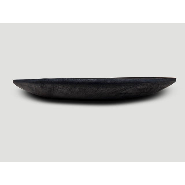 Andrianna Shamaris Impressive Large Charred Platter For Sale - Image 4 of 5
