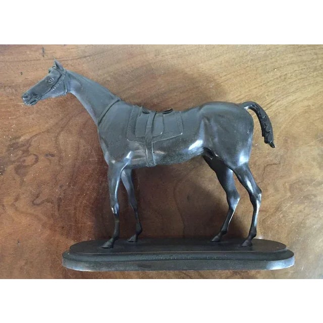 19th Century French Bronze Race Horse Gladiateur For Sale - Image 10 of 11
