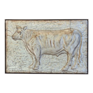 Antique French Cow Bull Steer Candy Chocolate Mold For Sale