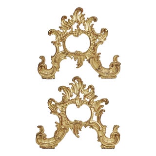 Louis XV Carved Gilded Friezes, 1700, Set of 2 For Sale