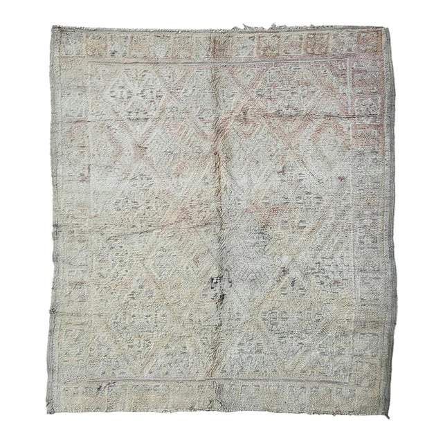 Vintage Beni MGuild Wool Rug - 9.8 X 6.8 Ft For Sale