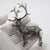 A powerful and sculptural piece, this vintage Italian stag figurine stands out for its presence, scale, and naturalistic...