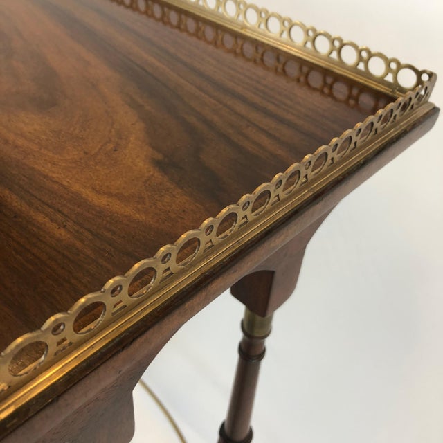 Regency Zebra Wood Nesting Tables Set of 3 Chairish