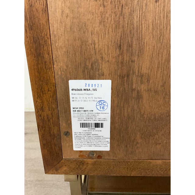 Jonathan Charles Modern Barcelona Etagere For Sale - Image 9 of 9