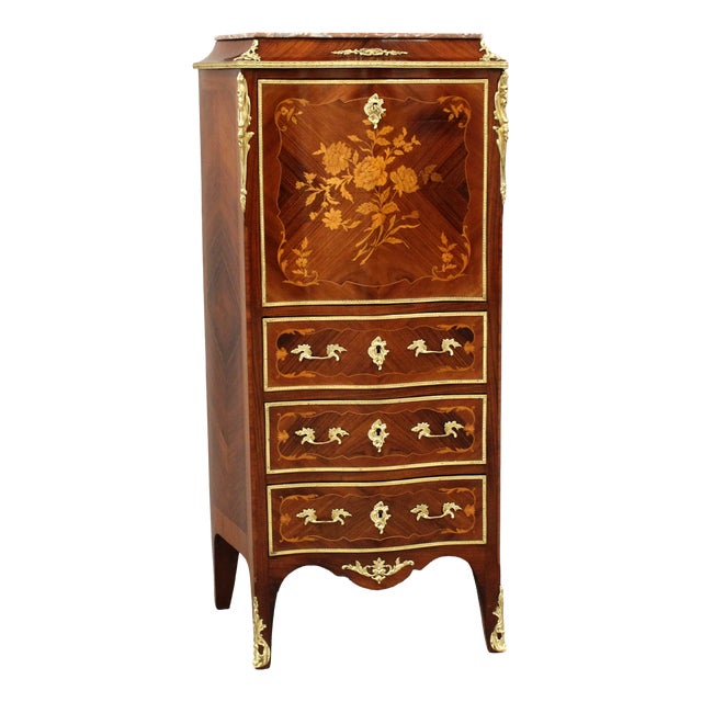 Antique Napoleon III Secretaire, 1800s For Sale