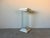 80's Postmodern Faux Stone and Glass Pedestal For Sale - Image 13 of 13