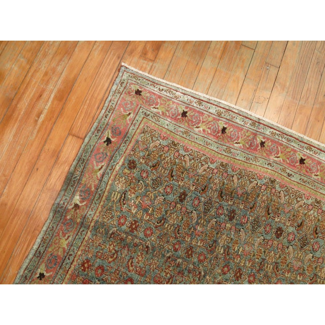 Early 20th Century Antique Persian Bidjar Square Rug - 3'9" x 4' For Sale - Image 5 of 7
