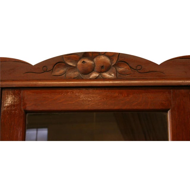 French Carved Oak Buffet with Grapevine Motif For Sale In Columbia, SC - Image 6 of 8