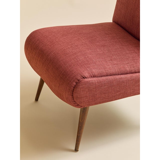 The Vintage 1950s Slipper Chairs For Sale In Chicago - Image 6 of 10
