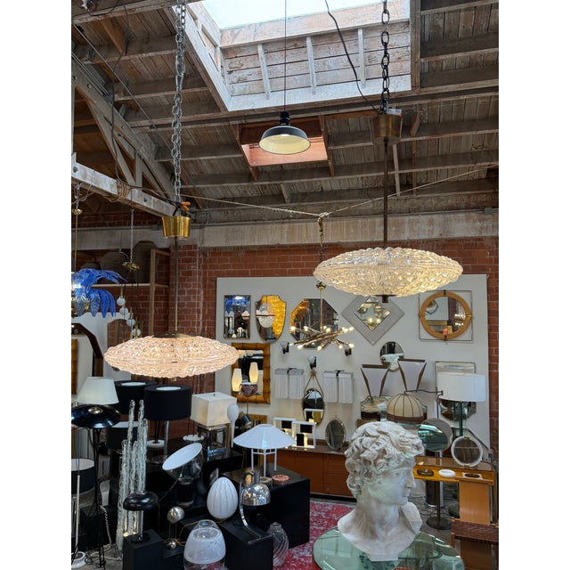 Set of Carl Fagerlund for Orrefors Pendant Light for Lyfa, Denmark, 1960s For Sale - Image 10 of 12