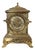 Large Antique Victorian Ornate Brass Mantle Clock, 1880 For Sale