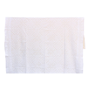 Peony Circle Cotton Applique Bedcover