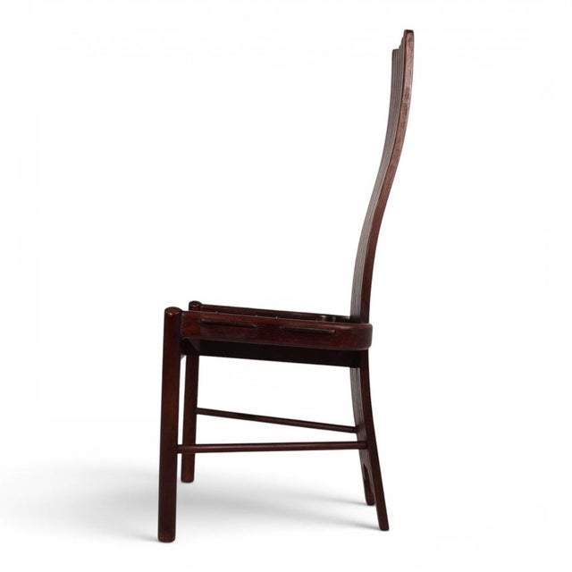 Brutalist Chair in Oak from Allmilmö, 1980s For Sale - Image 10 of 18