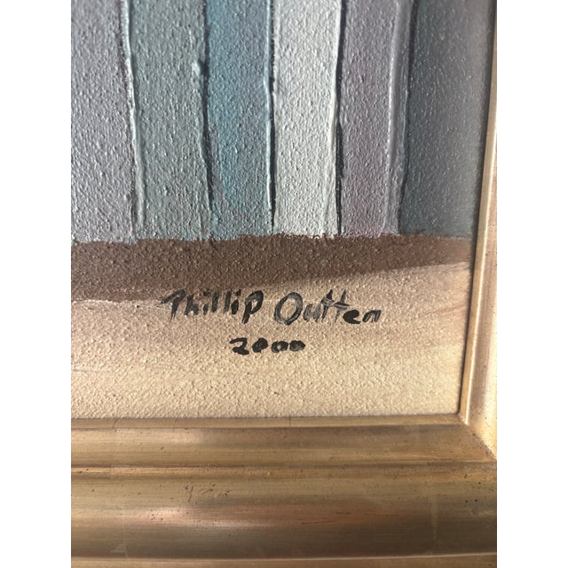 Vintage Landscape Painting by Haitian Artist Phillip “Fillmore” Outten For Sale In Miami - Image 6 of 8