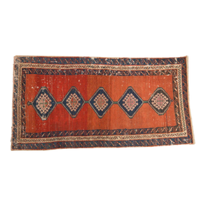 Antique Bakshaish Rug - 3'5" x 6'7"