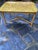 Chinoiserie 1960s Fornasetti Metal Faux Bamboo Tray Table For Sale - Image 3 of 12