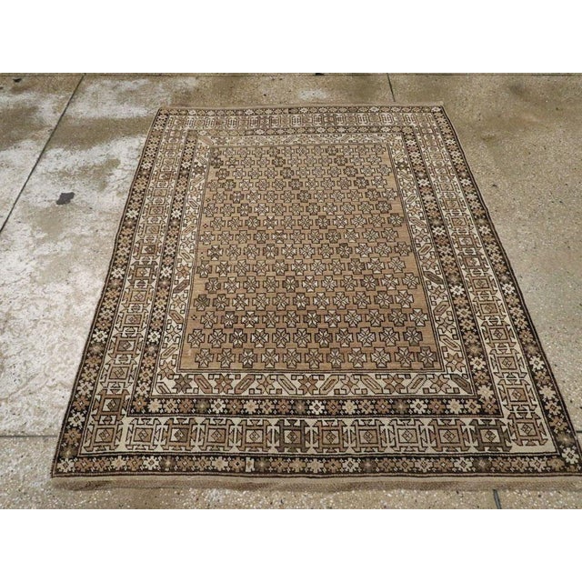 Tribal Galerie Shabab Collection Early 20th Century Caucasian Shirvan Rug For Sale - Image 3 of 8