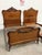 French Twin Size Louis XV Style Carved Wood Bed Frame, Antique For Sale - Image 3 of 12