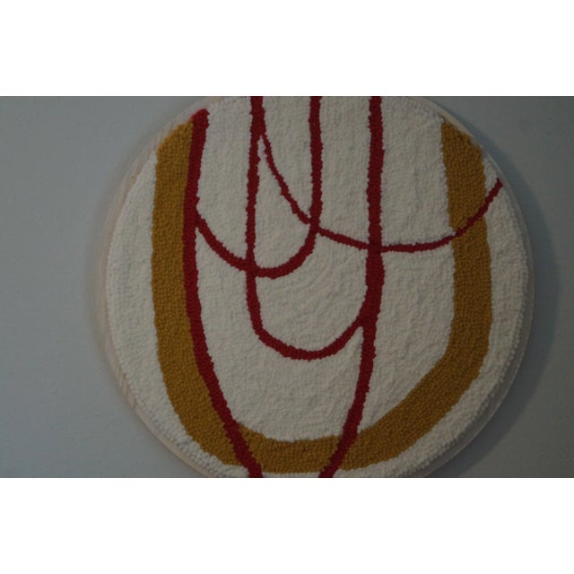 Early 21st Century Modern Op Art Fiber Art Wall Hanging by Heather Rosson For Sale In San Antonio - Image 6 of 7