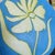 2020s Original Round Flower Painting, Blue Green Yellow Botanical Wall Art, Oil on Circle Canvas by Tatiana Duperault For Sale - Image 5 of 5