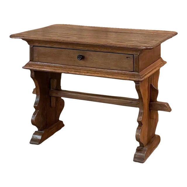 Rustic Mid-19th Century Spanish End Table For Sale