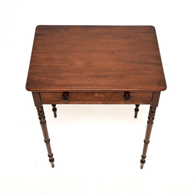 Wood Antique Georgian Side Table, 1800 For Sale - Image 7 of 10