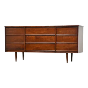 1960s Refinished Cherry Dresser by Dixie